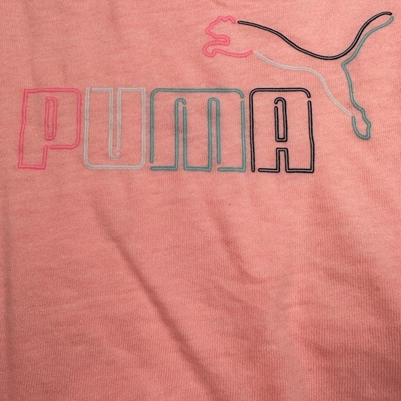 Puma T-Shirt Pink Size 24 Months - Picture 3 of 5